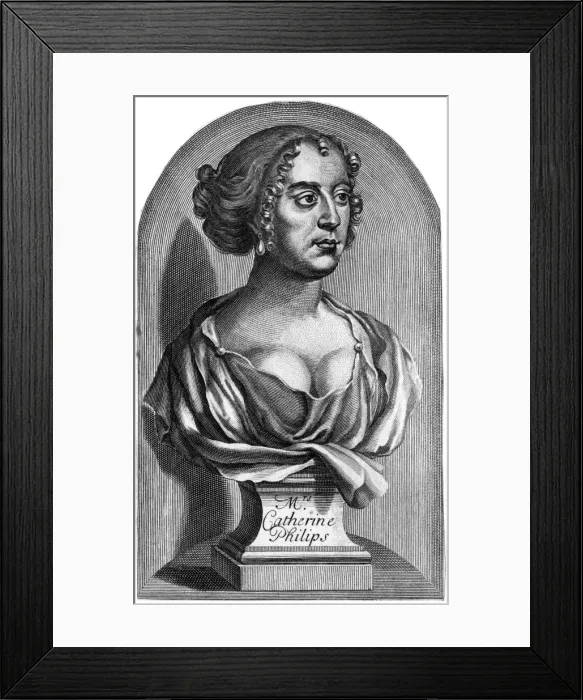 Framed Print : Katherine Philips Bust Framed Print : Katherine Philips Bust