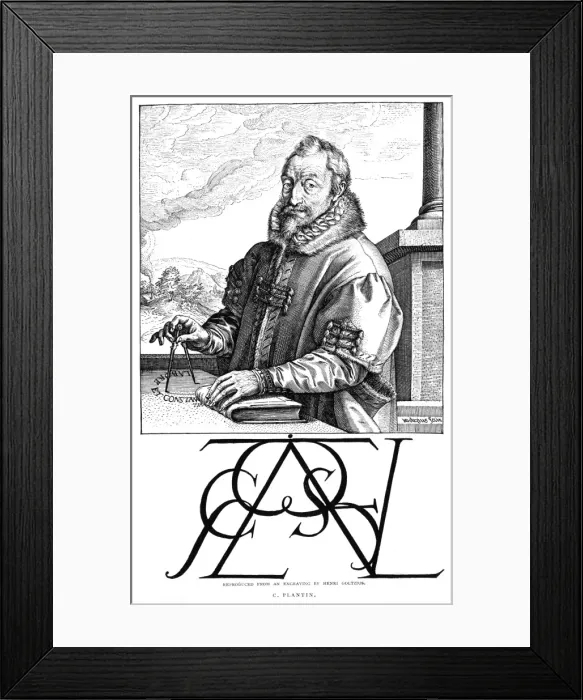 Framed Print : Christophe Plantin Framed Print : Christophe Plantin