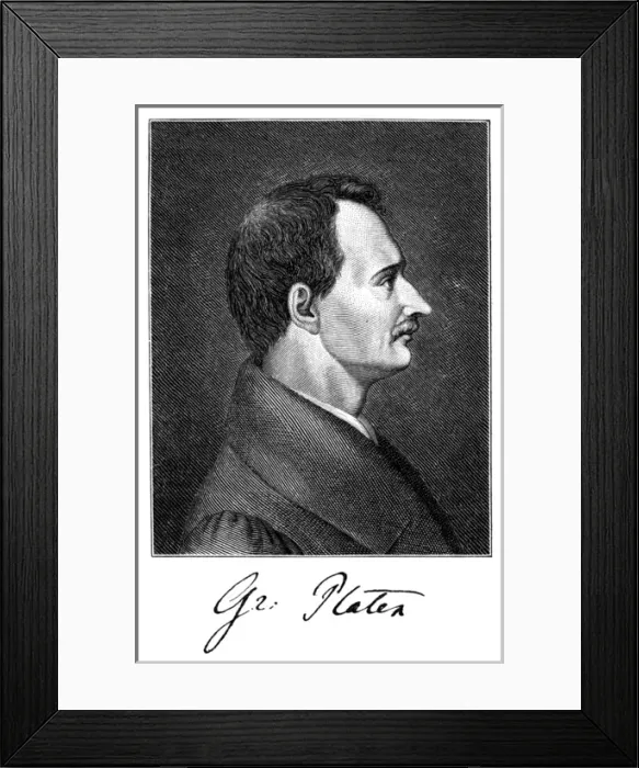 Framed Print : August Platen-Hallermund Framed Print : August Platen-Hallermund