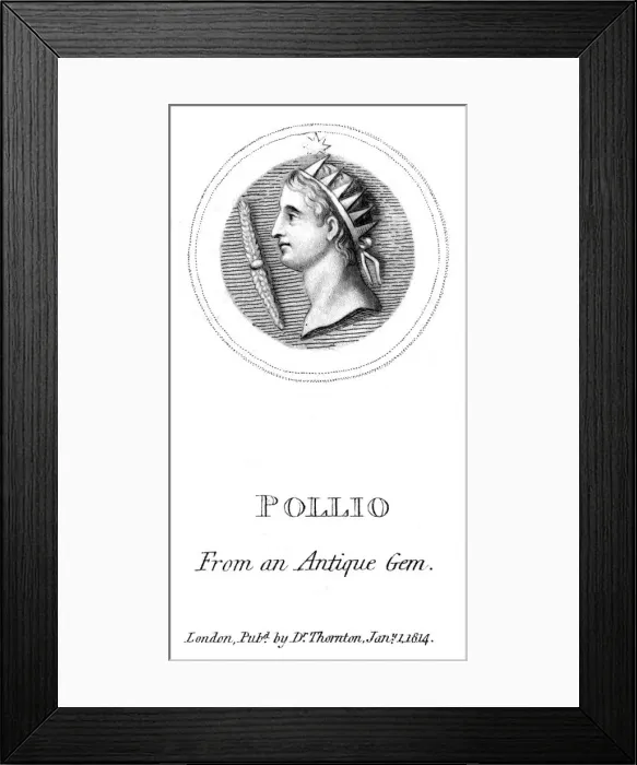 Framed Print : Gaius Asinius Pollio Framed Print : Gaius Asinius Pollio
