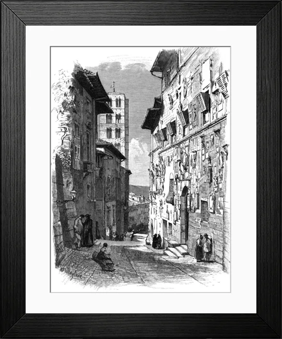 Framed Print : Petrarch Birthplace Framed Print : Petrarch Birthplace