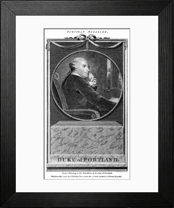 Framed Print : Third Duke of Portland Framed Print : Third Duke of Portland