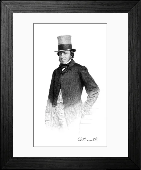 Framed Print : Fifth Earl Portsmouth Framed Print : Fifth Earl Portsmouth