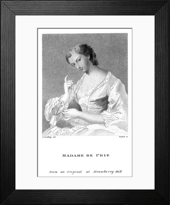 Framed Print : Agnes Marquise De Prie 2 Framed Print : Agnes Marquise De Prie 2