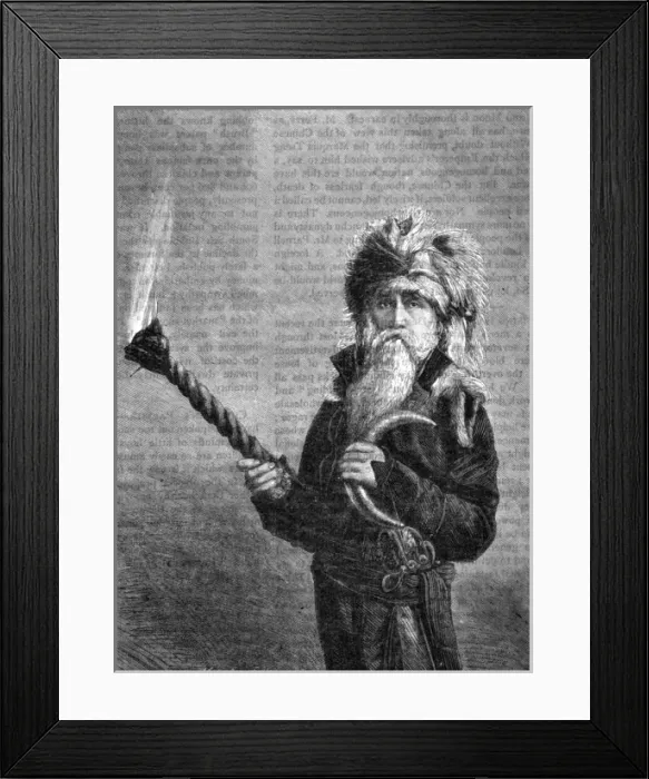 Framed Print : William Price, Druid Framed Print : William Price, Druid