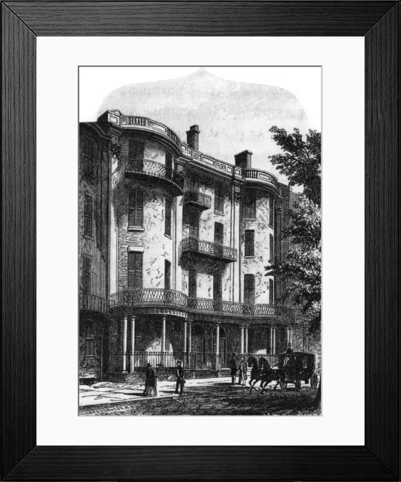 Framed Print : Prescott home Boston Framed Print : Prescott home Boston