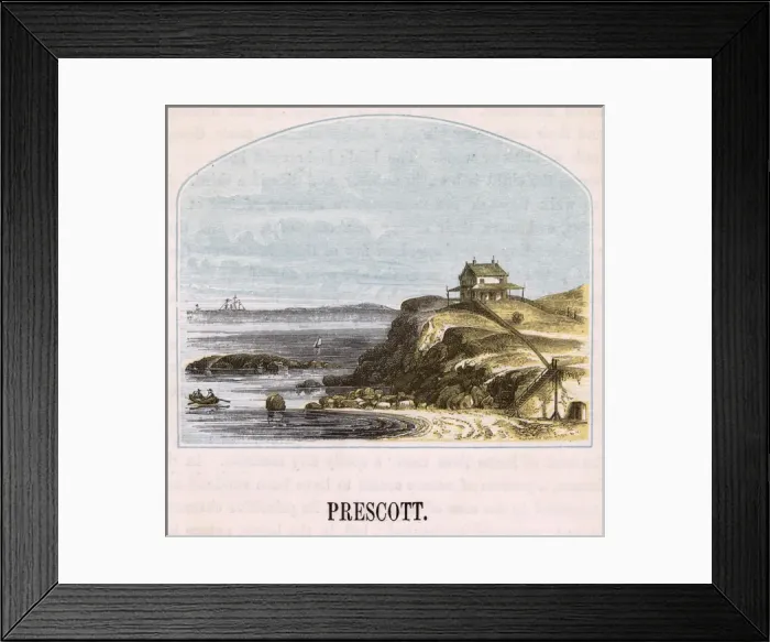 Framed Print : Prescott home Nahant Framed Print : Prescott home Nahant