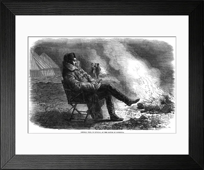 Framed Print : Juan Prim in Bivouac Framed Print : Juan Prim in Bivouac