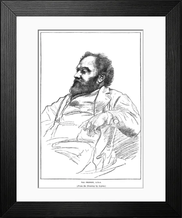 Framed Print : Val Prinsep (Legros) Framed Print : Val Prinsep (Legros)