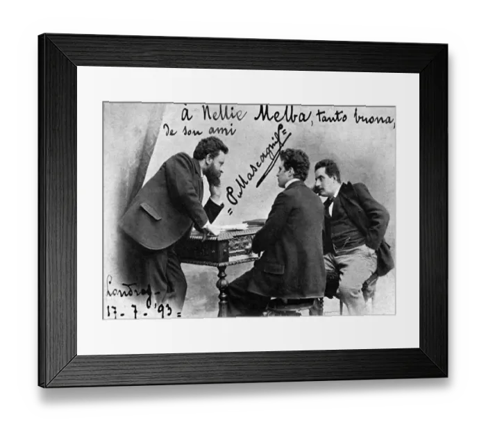 Framed Print : Puccini & Friends Framed Print : Puccini & Friends