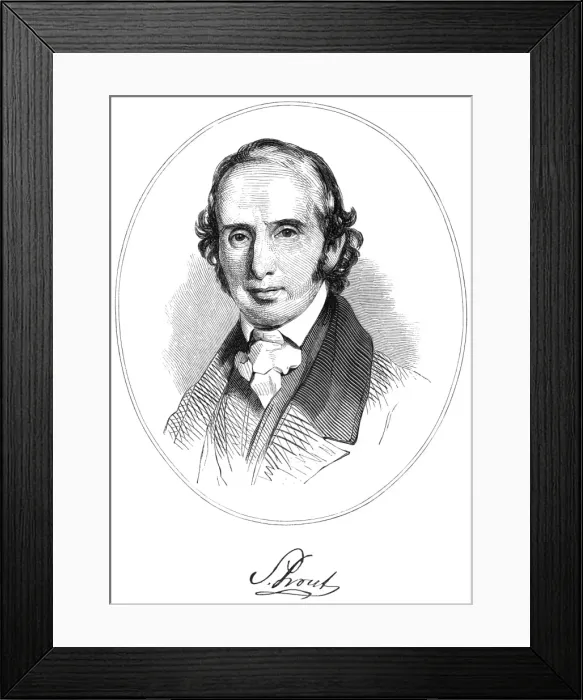 Framed Print : Samuel Prout, Artist Framed Print : Samuel Prout, Artist