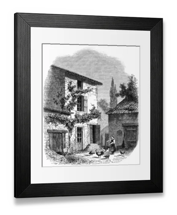 Framed Print : Prudhon Birthplace Framed Print : Prudhon Birthplace