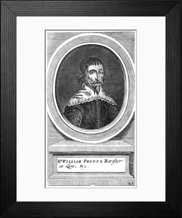 Framed Print : William Prynne - 2 Framed Print : William Prynne - 2