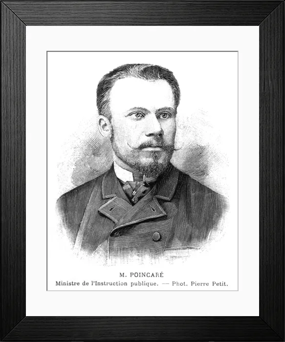 Framed Print : Poincare Early Framed Print : Poincare Early