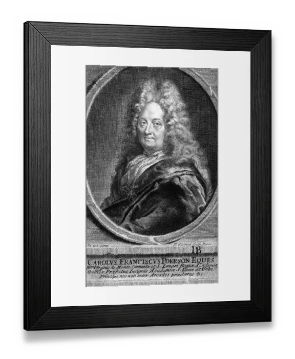 Framed Print : Charles Francois Poerson Framed Print : Charles Francois Poerson