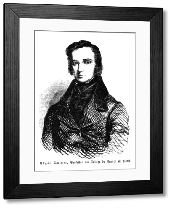 Framed Print : Edgar Quinet - 2 Framed Print : Edgar Quinet - 2
