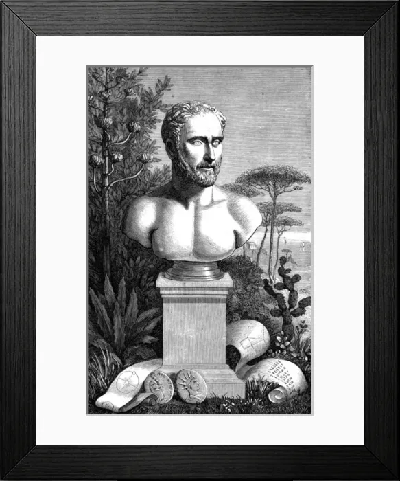 Framed Print : PYTHAGORAS Framed Print : PYTHAGORAS