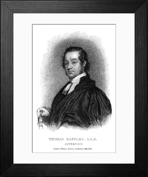 Framed Print : Thomas Raffles, Churchman Framed Print : Thomas Raffles, Churchman