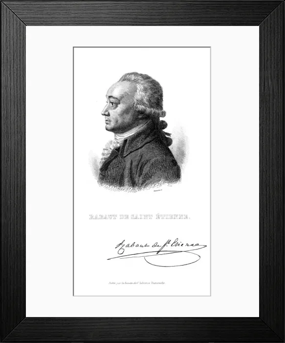 Framed Print : Rabaut De St Etienne Framed Print : Rabaut De St Etienne