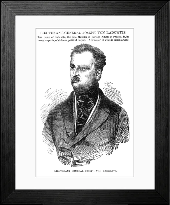 Framed Print : Joseph Maria Radowitz Framed Print : Joseph Maria Radowitz