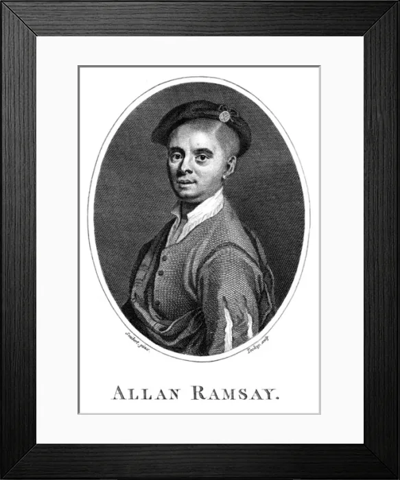 Framed Print : Allan Ramsay, Artist Framed Print : Allan Ramsay, Artist