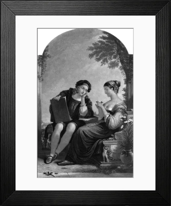 Framed Print : Raffaello and Friend Framed Print : Raffaello and Friend