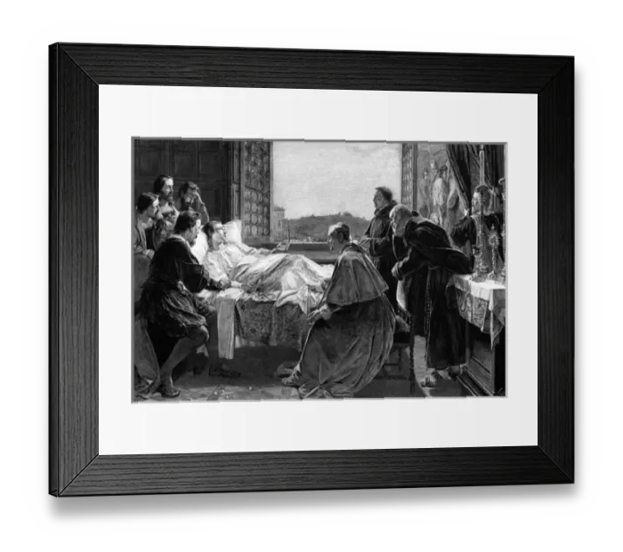 Framed Print : Raffaellos Deathbed Framed Print : Raffaellos Deathbed