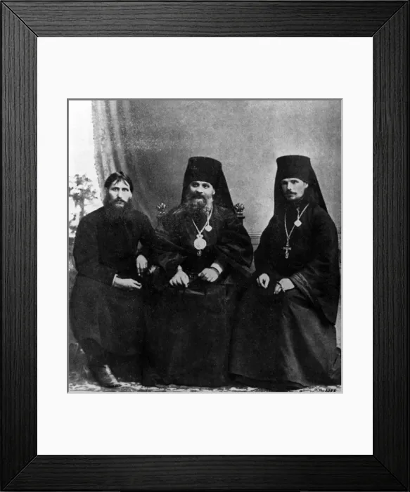 Framed Print : Rasputin & Clergy Framed Print : Rasputin & Clergy