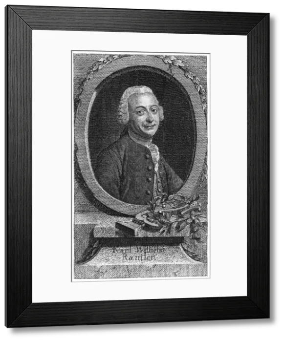 Framed Print : Karl Wilhelm Ramler - 1 Framed Print : Karl Wilhelm Ramler - 1