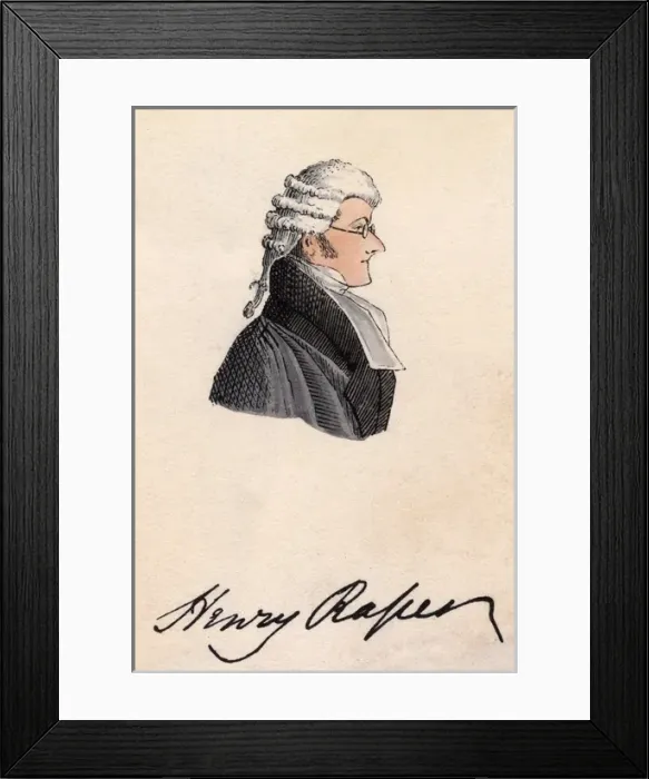 Framed Print : Henry Raper, Lawyer Framed Print : Henry Raper, Lawyer