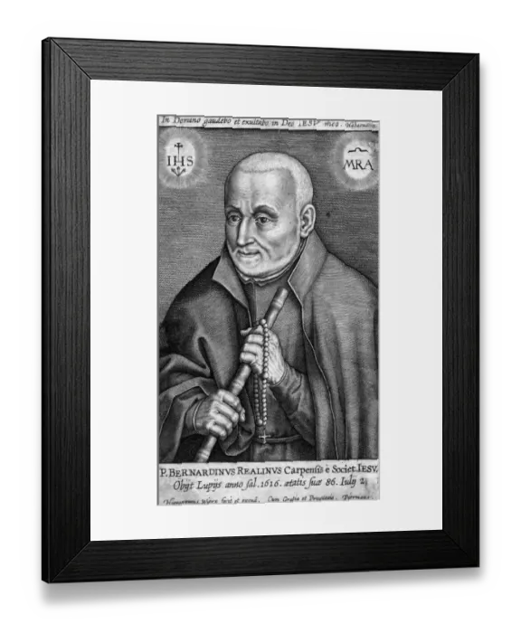 Framed Print : Bernardino Realino 2 Framed Print : Bernardino Realino 2