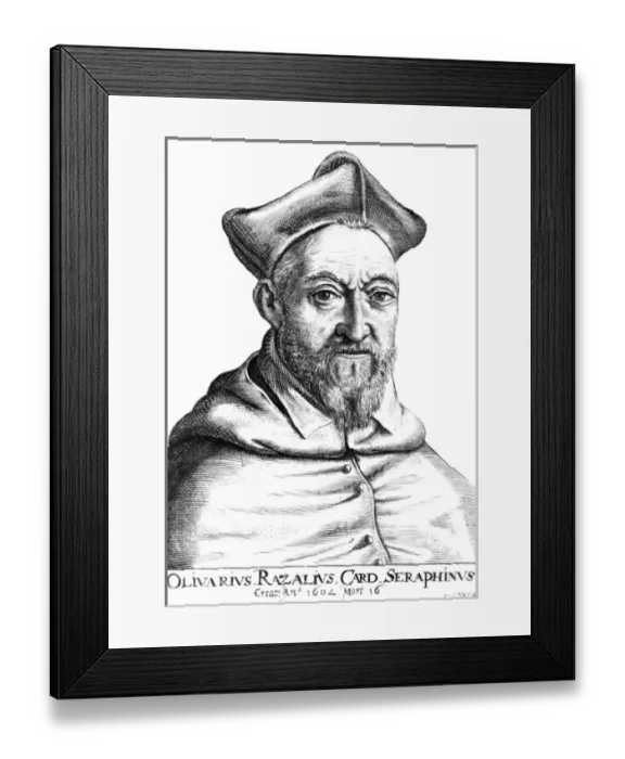 Framed Print : Cardinal Razzali - 1 Framed Print : Cardinal Razzali - 1