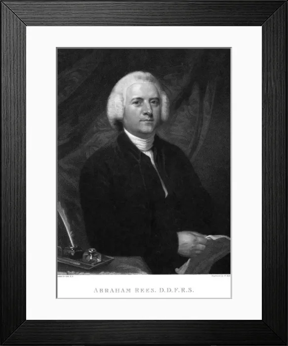Framed Print : Abraham Rees - 2 Framed Print : Abraham Rees - 2