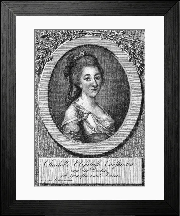 Framed Print : Charlotte Von Recke Framed Print : Charlotte Von Recke
