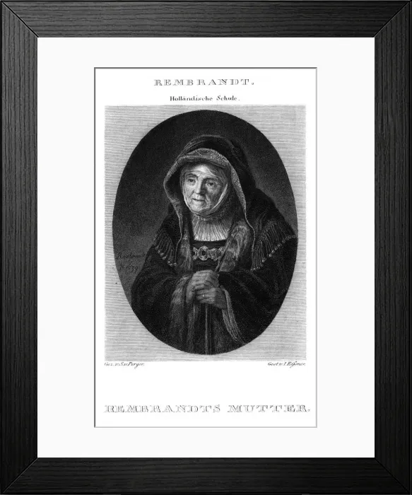 Framed Print : Rembrandts Mother Framed Print : Rembrandts Mother