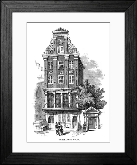 Framed Print : Rembrandts House Framed Print : Rembrandts House