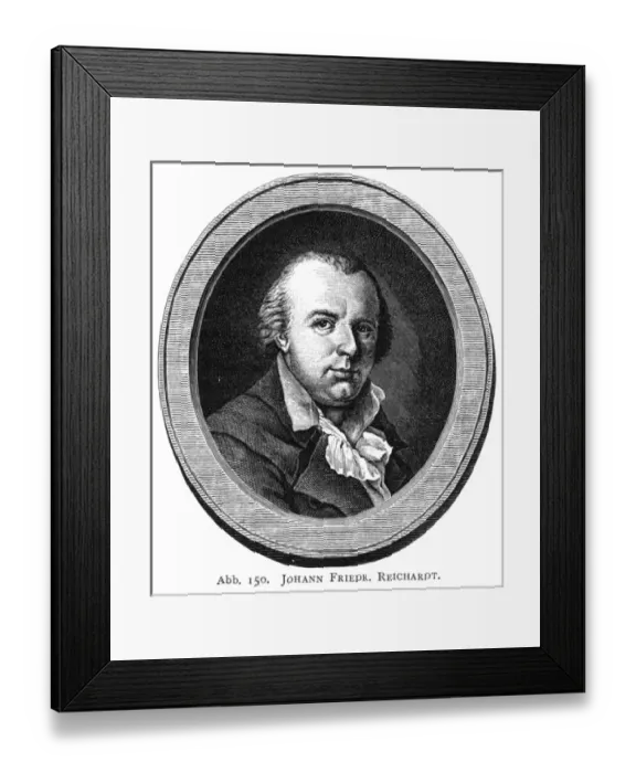 Framed Print : Johann Fried. Reichardt Framed Print : Johann Fried. Reichardt