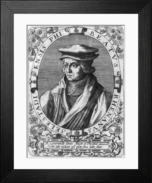 Framed Print : Beatus Rhenanus Framed Print : Beatus Rhenanus