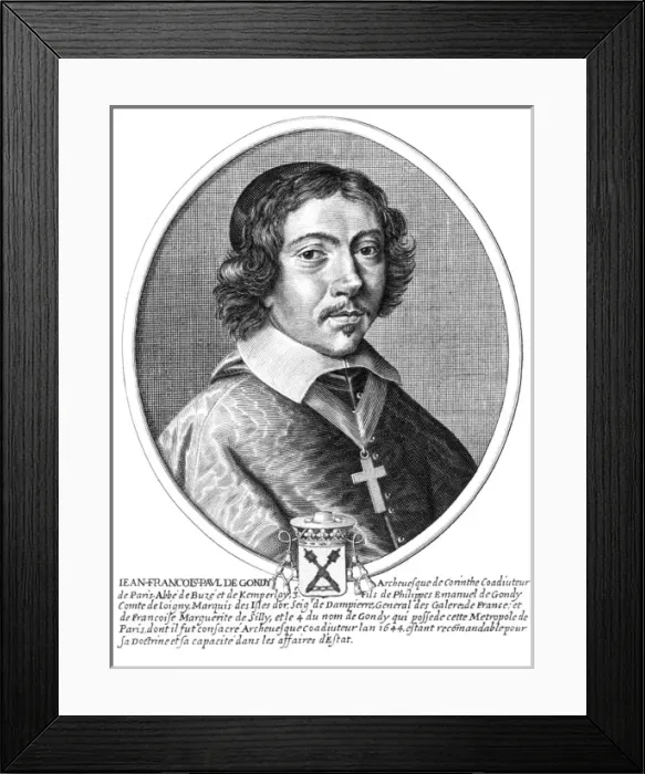 Framed Print : Jean Francois De Retz