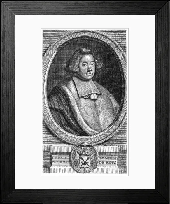 Framed Print : Jean Francois De Retz Framed Print : Jean Francois De Retz