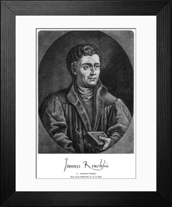 Framed Print : Johann Reuchlin Framed Print : Johann Reuchlin