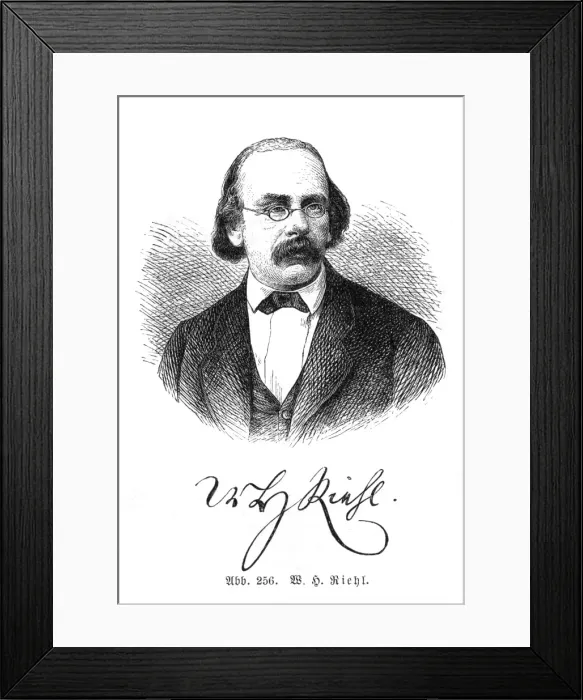 Framed Print : Wilhelm Heinrich Riehl Framed Print : Wilhelm Heinrich Riehl