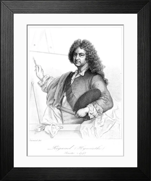 Framed Print : Hyacinthe Rigaud - 2 Framed Print : Hyacinthe Rigaud - 2