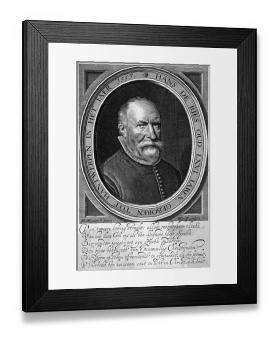 Framed Print : Hans Van Ries Framed Print : Hans Van Ries