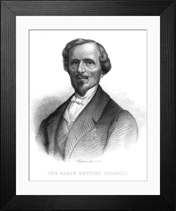Framed Print : Bettino, Baron Ricasoli Framed Print : Bettino, Baron Ricasoli