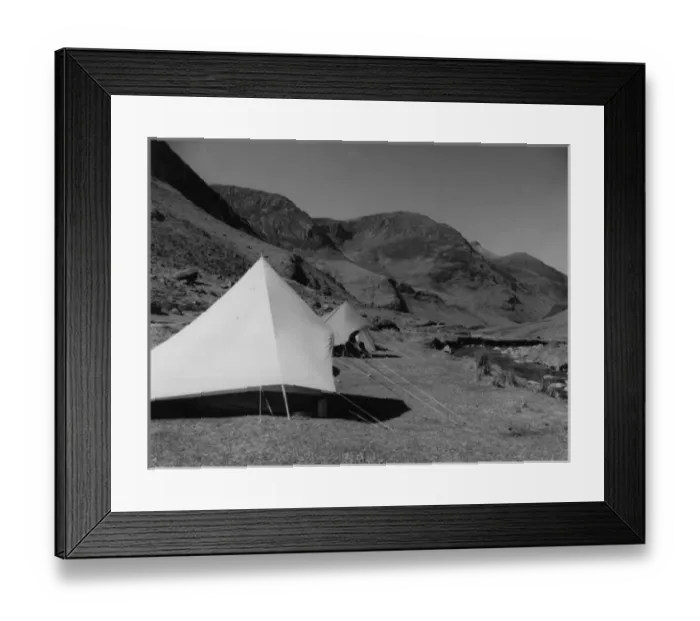Framed Print : Camping in the Lakes Framed Print : Camping in the Lakes
