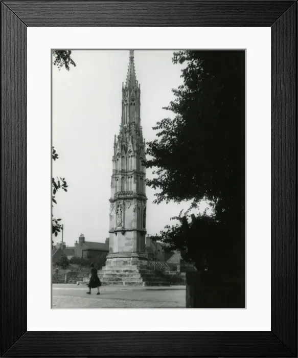 Framed Print : Ashby De-La-Zouch Cross Framed Print : Ashby De-La-Zouch Cross
