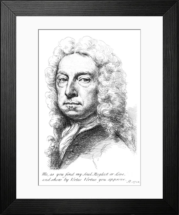 Framed Print : Jonathan Richardson - 2 Framed Print : Jonathan Richardson - 2