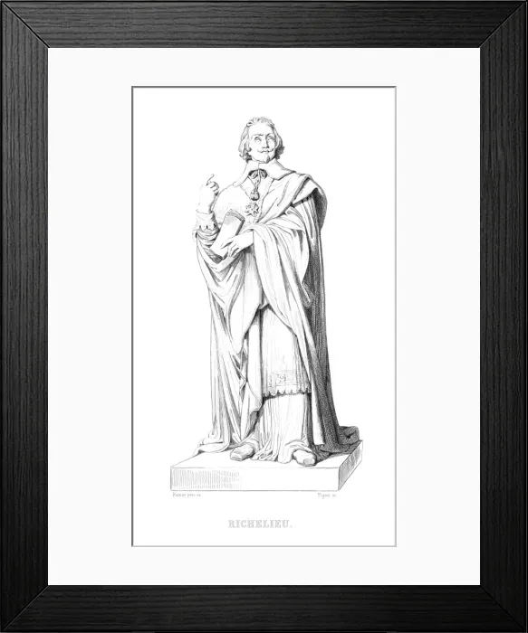 Framed Print : Richelieu Statue Framed Print : Richelieu Statue