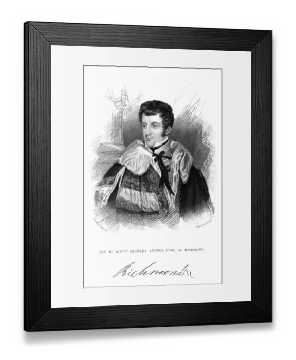 Framed Print : Fifth Duke Richmond Framed Print : Fifth Duke Richmond